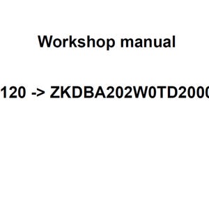 Deutz Fahr 5120 ZKDBA202W0TD20001 Tractor Workshop Service Manual pdf digital download