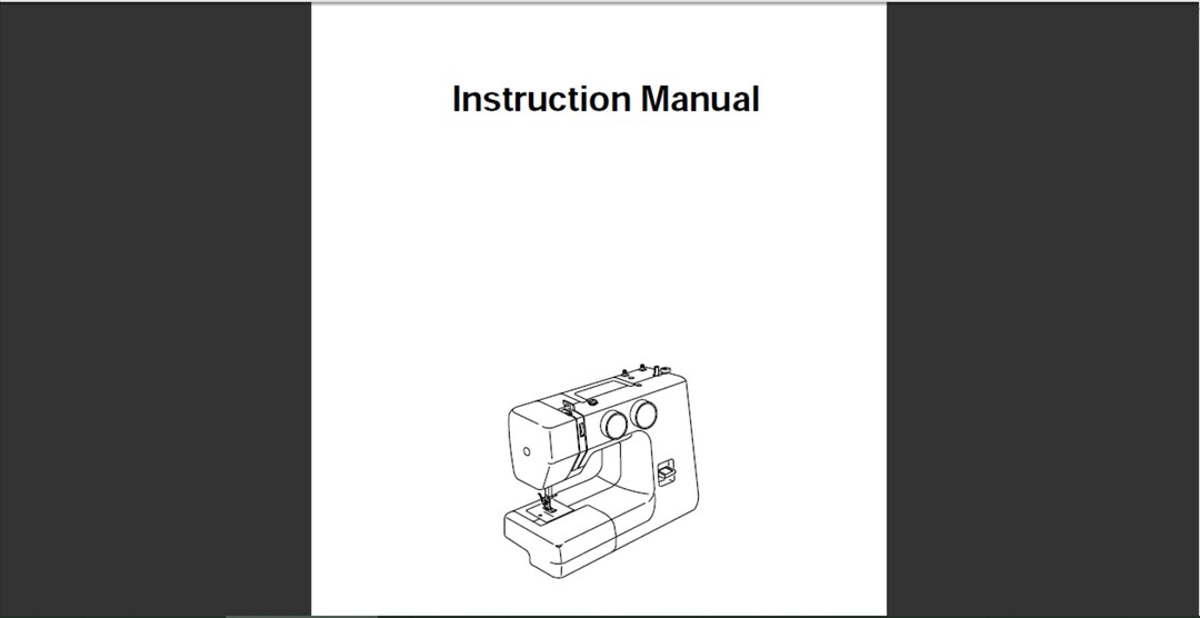 Janome 219S Owners Manual PDF Digital Download Etsy