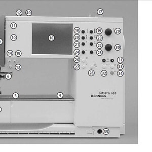 Bernina Artista 165 Bedienungsanleitung PDF digitaler Download