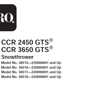 thumbnail image 2 of Carburetor Carb For Toro CCR 2450 3650 GTS Snowthrower 2007-2011 Models - Aitook Replacement 2 of 12