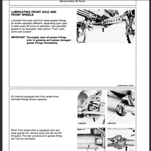 John Deere 940, 1040 und 1140 Traktoren Bedienungsanleitung PDF digitaler Download Bild 7