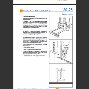 Still Steds R20-15 R20-16 R20-18 R20-20 Elektro-Stapler Werkstatt-Service-Handbuch Pdf digitaler Download Bild 9