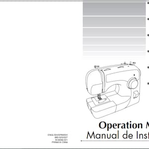 Manuel du propriétaire Brother 885-S25 et Brother 885-S27 PDF Téléchargement numérique PDF
