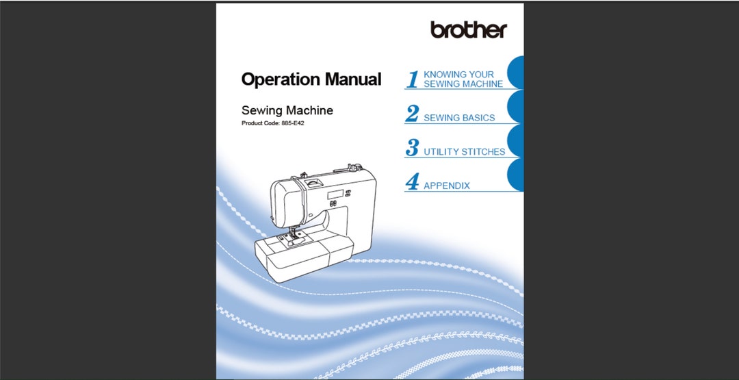 Brother XR3240 Owners Manual PDF Digital Download Etsy