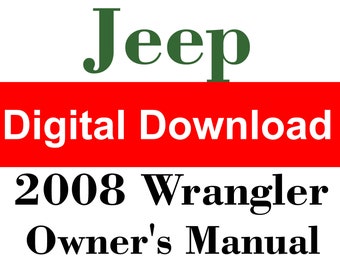 Jeep Owners Manual - Etsy