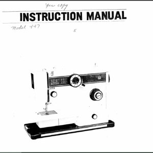 ホワイト 447 オーナーズマニュアル PDF デジタルダウンロード