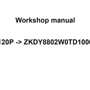 Deutz Fahr 5120P ZKDY8802W0TD10001 Tractor Workshop Service Manual pdf digital download