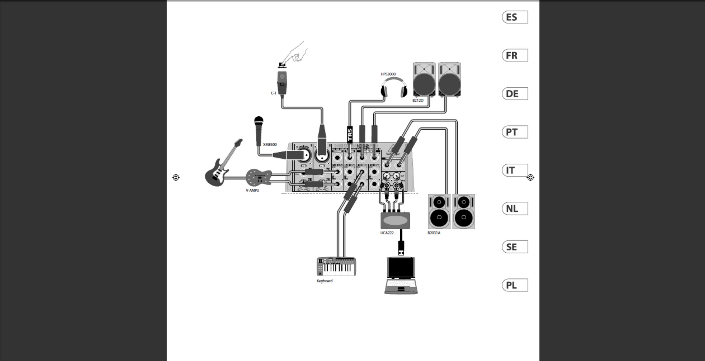 Behringer Xenyx 1002FX Manual and Behringer Xenyx 1202FX Manual Digital