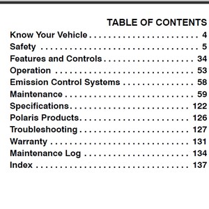 2007 Polaris Sportsman 500 et Spotsman 800 EFI International ATV Manuel d'entretien et de propriétaire pdf