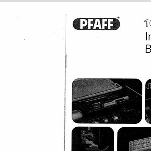 Pfaff 1025 and Pfaff 1027 owners manual PDF digital download