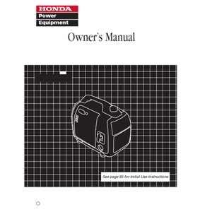 Honda EU2000i Generator Owner Manual PDF digital download