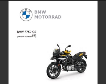 BMW F 750 GS K80 Manual de Servicio Taller PDF descarga digital