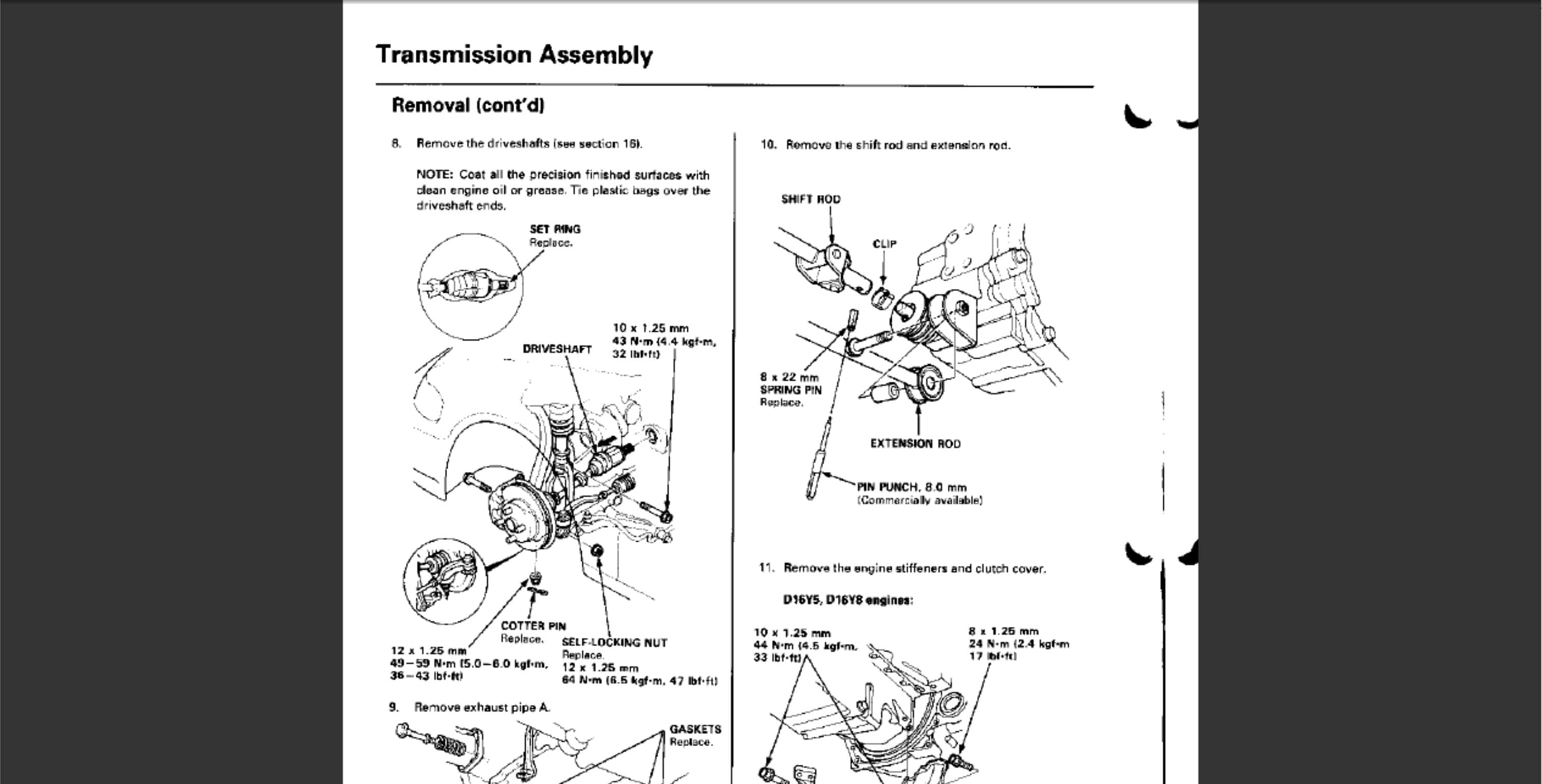 1996 1997 1998 1999 2000 Honda Civic Shop Repair Service