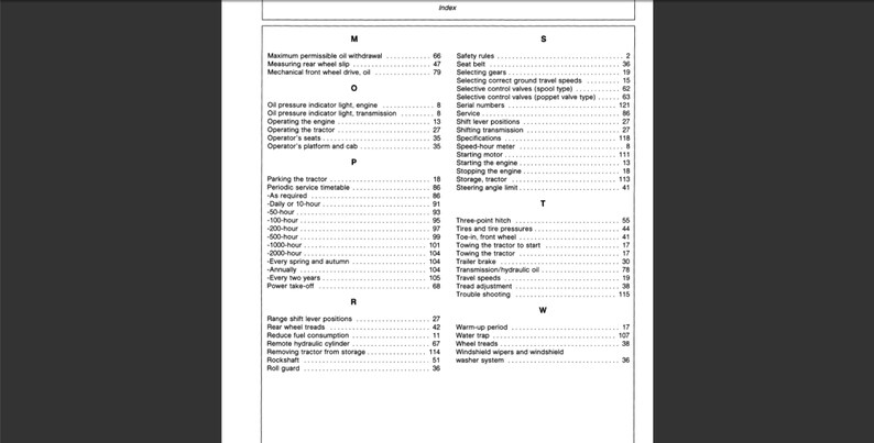 John Deere 940, 1040 und 1140 Traktoren Bedienungsanleitung PDF digitaler Download Bild 4