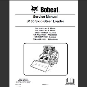 Bobcat S130 Minicargadora Manual de servicio de taller PDF descarga digital 2