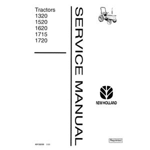 Ford New Holland 1320 1520 1620 1715 and 1720 tractor workshop Service Manual PDF digital download