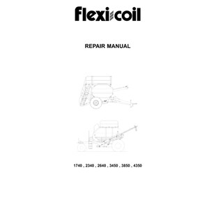 New Holland Flexi Coil 1740 2340 2640 3450 3850 および 4350 エアカート発行番号 87367160 ワークショップサービスマニュアル PDF
