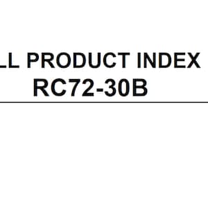 Kubota RC72 30B Mower spare parts list pdf digital download
