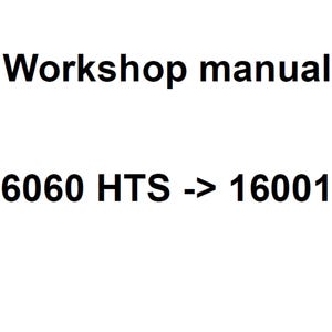 Deutz Fahr 6060 HTS 16001 Tier 4i combine harvester Workshop Service Manual pdf digital download