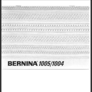 Instrukcja obsługi Bernina 1004 i Bernina 1005 w formacie PDF do pobrania w wersji cyfrowej