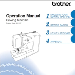 Brother XR 1300 owners manual PDF digital download