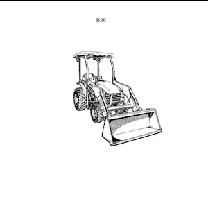 Kubota B26 tractor spare parts list pdf digital download