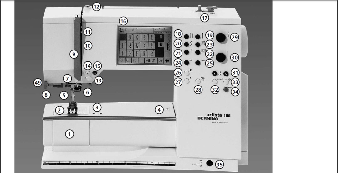 Bernina Artista 185 Owners Manual PDF Digital Download Etsy Australia