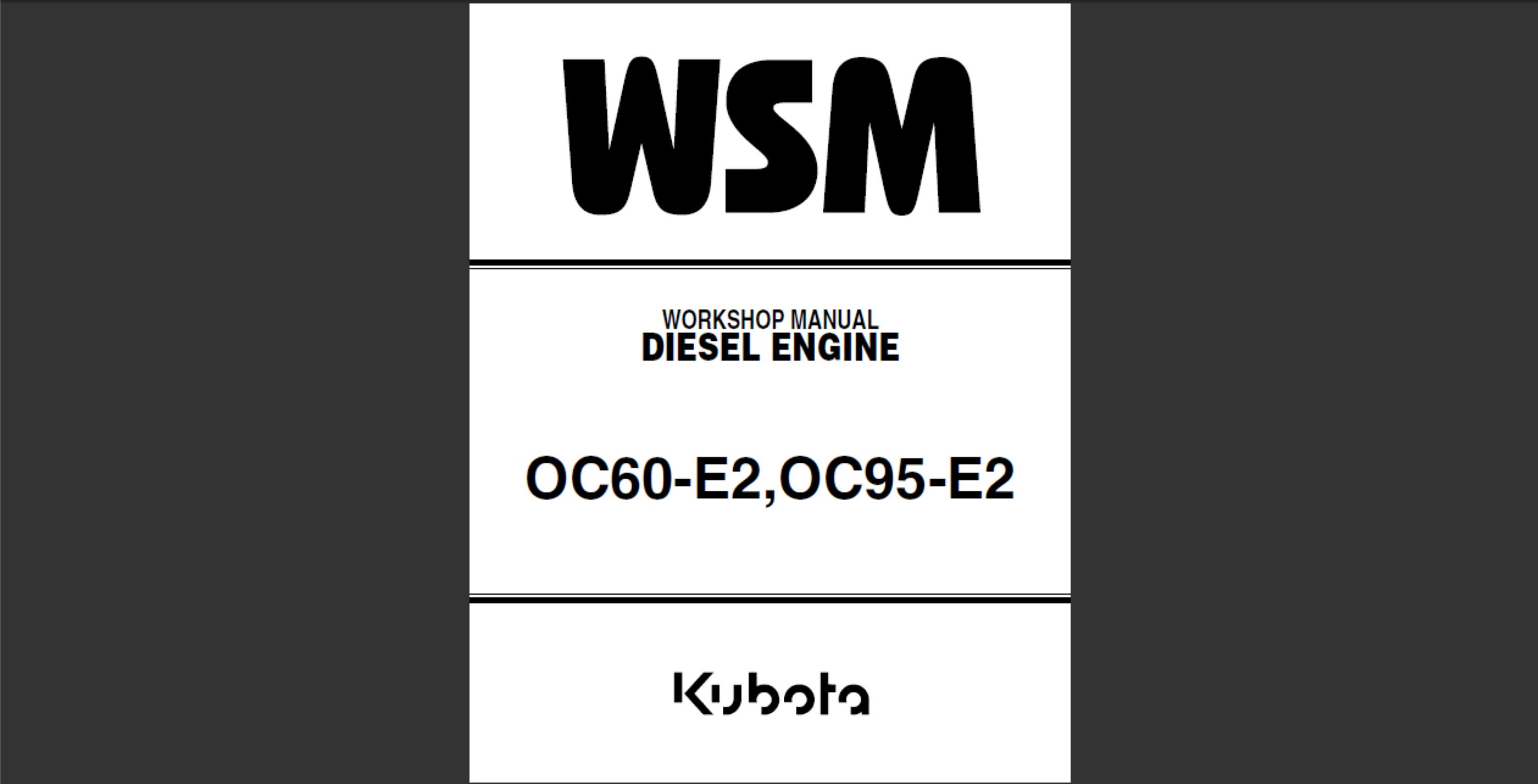 Kubota WSM ワークショップマニュアル ER320, ER323 Kubota WSM ワークショップマニュアル ER320, ER323 - メルカリ