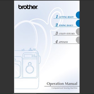 Brother NV10 owners manual PDF digital download