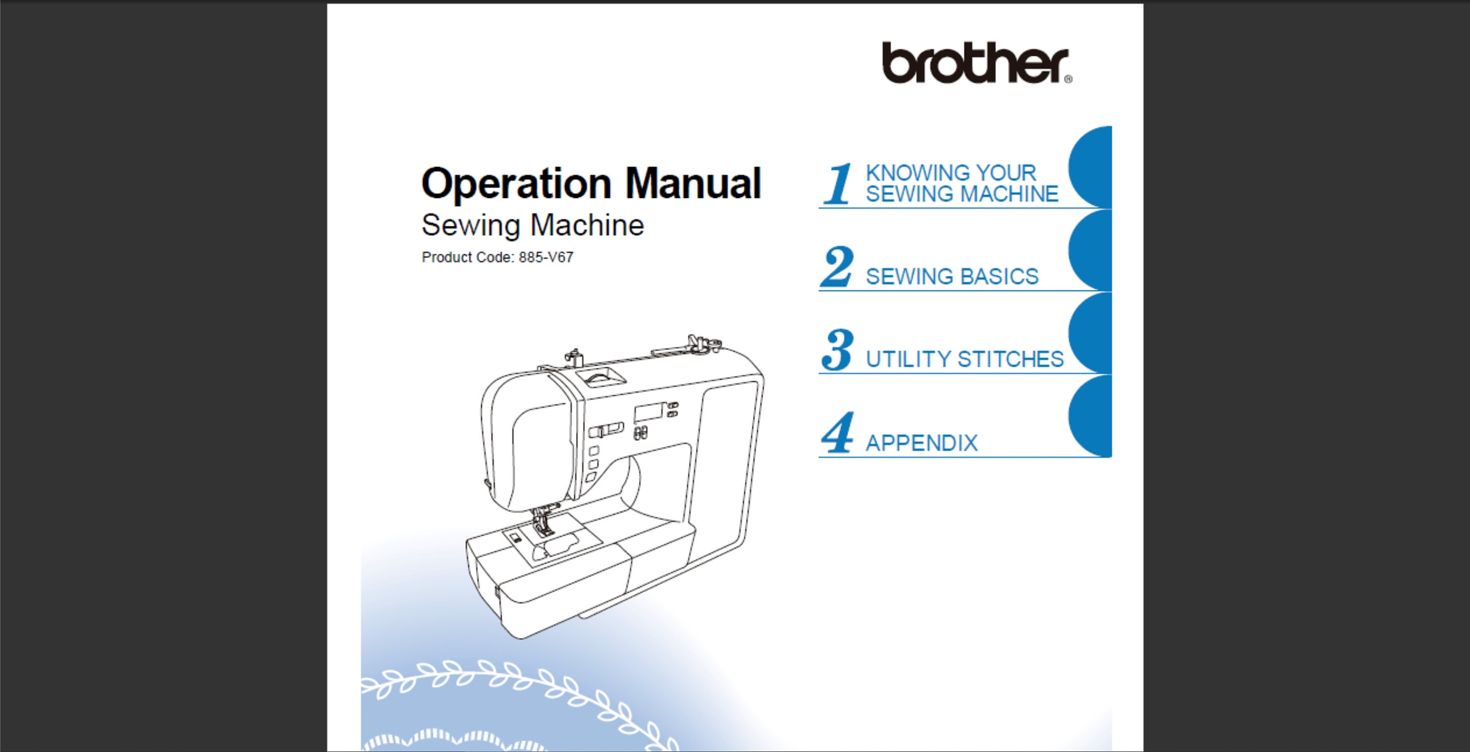Brother XR3140 Owners Manual PDF Digital Download Etsy