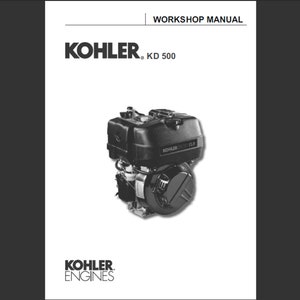 Kohler KD 500 engine workshop service manual pdf