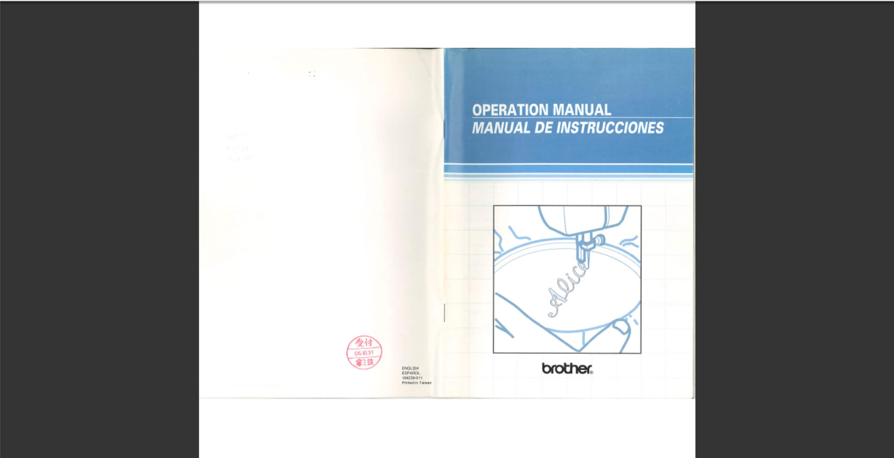 Brother XL 3200 Owners Manual PDF Digital Download - Etsy