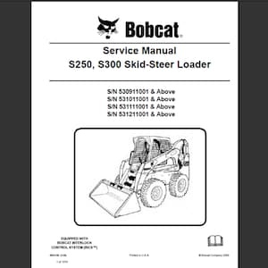 Bobcat S250 y Bobcat S300 minicargador Manual de servicio PDF descarga digital 2
