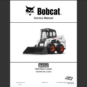 Descarga digital en PDF del manual de servicio de la minicargadora Bobcat S450 5