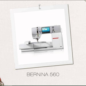 Bernina 560 owners manual PDF digital download