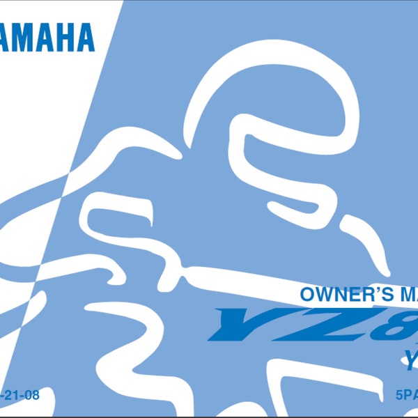 Manuel du propriétaire Yamaha YZ85 et Yamaha YZ85X Téléchargement numérique PDF