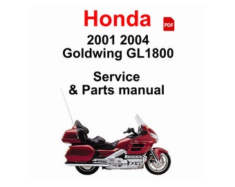 Honda GL 1500 SE Goldwing Service Manual 761 Pages - Etsy