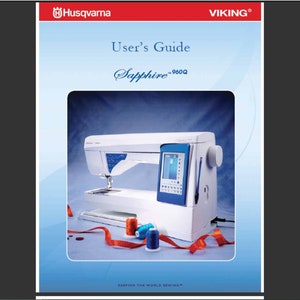 Husqvarna Viking Sapphire 960Q owners manual PDF digital download