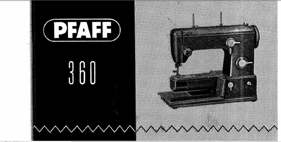 Pfaff 360 Owners Manual PDF Digital Download Etsy