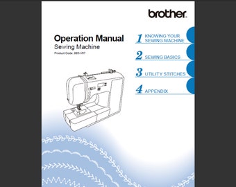 Brother XR1355 Bedienungsanleitung PDF digitaler Download