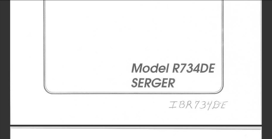 Riccar R734DE Serger Owners Manual PDF Digital Download Etsy