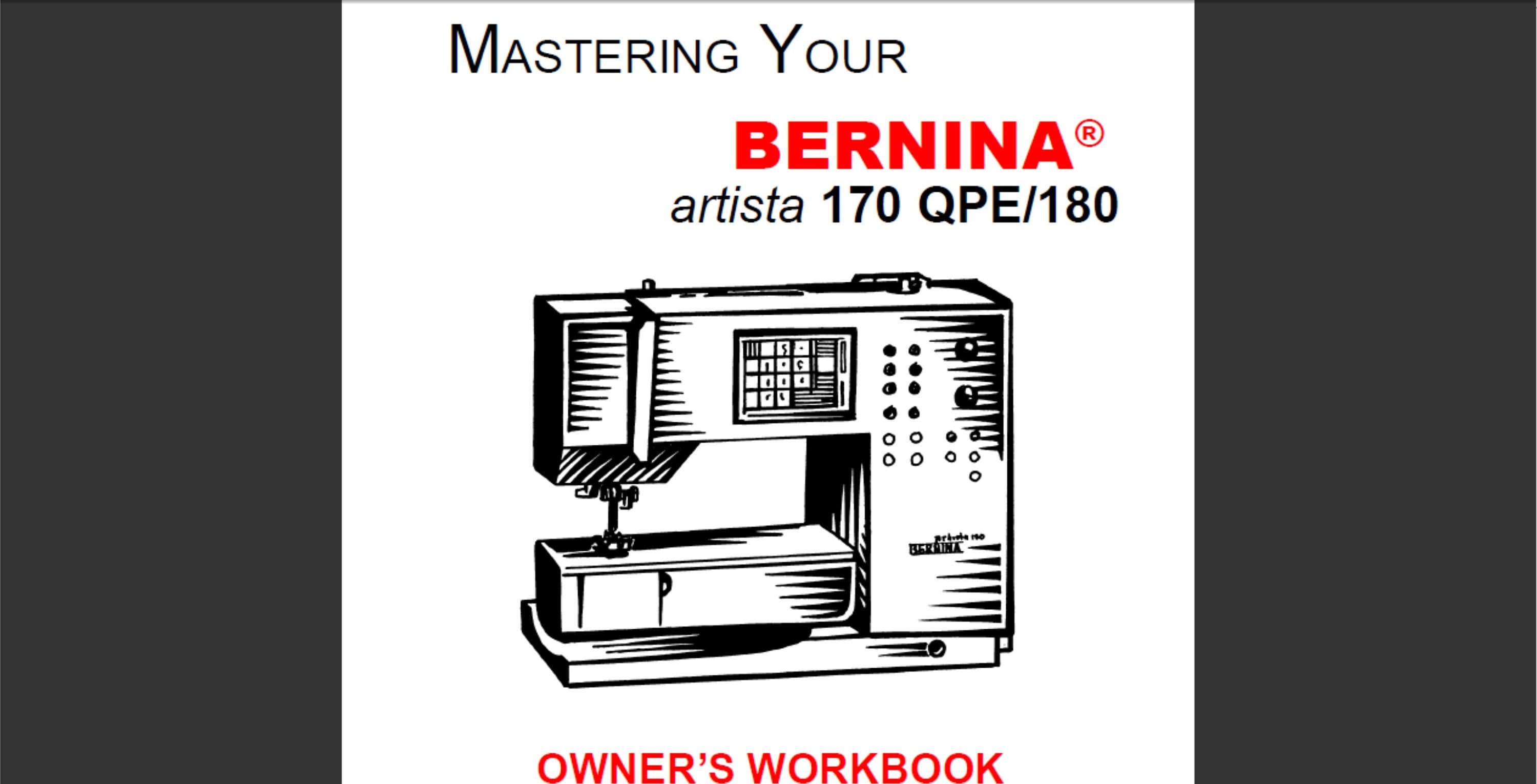 のうてんき　BERNINA  artista170 BERNINA artista170