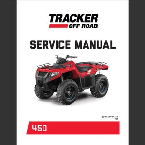 2021 Tracker Off Road 450 Repair workshop service manual pdf Digital Download