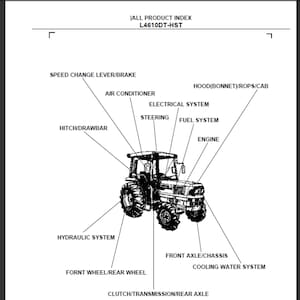 Lista części zamiennych do ciągników Kubota L4610DT i Kubota L4610HST w formacie PDF do pobrania w wersji cyfrowej