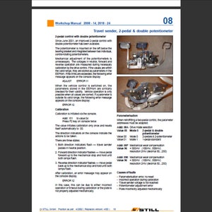 Still Steds R20-15 R20-16 R20-18 R20-20 Elektro-Stapler Werkstatt-Service-Handbuch Pdf digitaler Download Bild 4