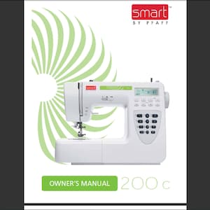 Pfaff Smart 200C owners manual PDF digital download