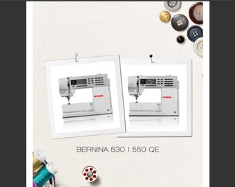 Manuel du propriétaire Bernina 530 et Bernina 550 QE Téléchargement numérique PDF