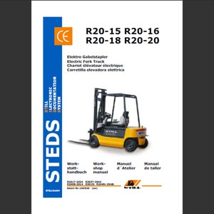 Still Steds R20-15 R20-16 R20-18 R20-20 electric forklift truck Workshop Service Manual pdf digital download