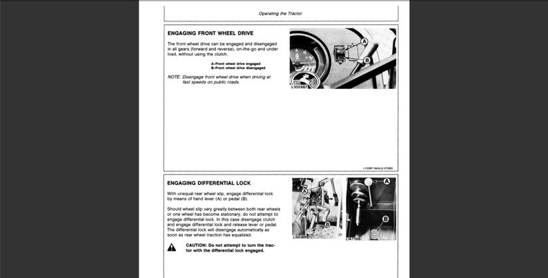 John Deere 940, 1040 und 1140 Traktoren Bedienungsanleitung PDF digitaler Download Bild 6