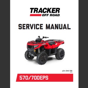 2020 Tracker Off Road 500 and 700 EPS Repair workshop service manual pdf Digital Download